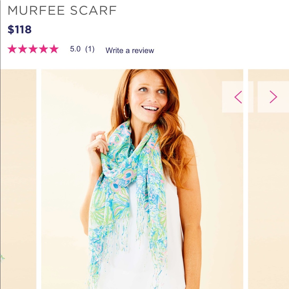 NWT Lilly Pulitzer scarf